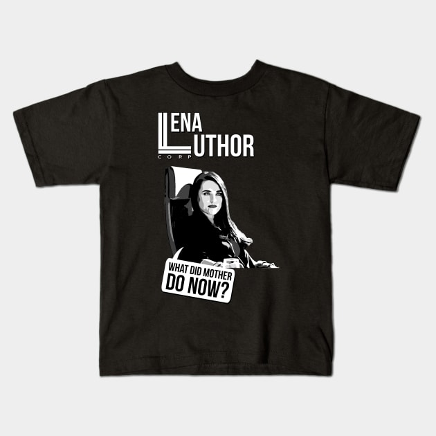 Lena Luthor Kids T-Shirt by samaritan100